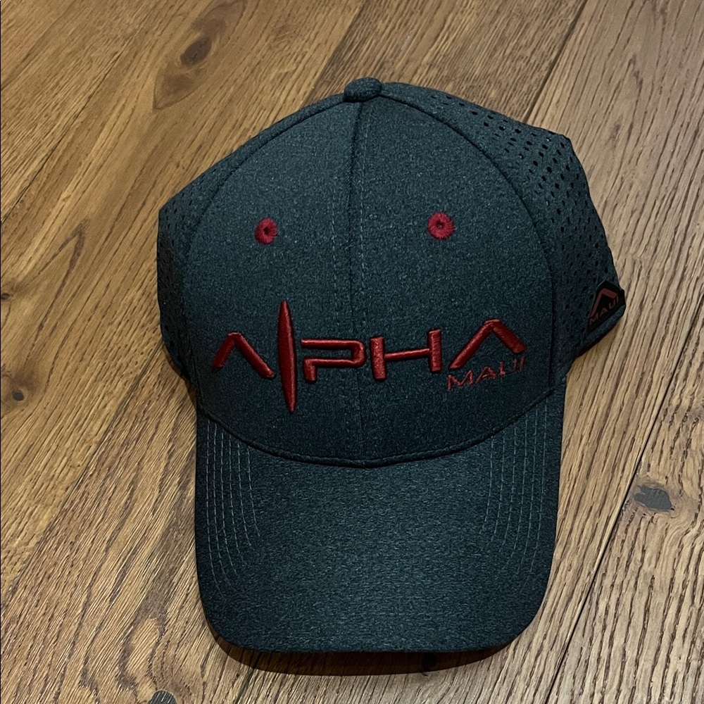 Dark Green and Red Men's Hat